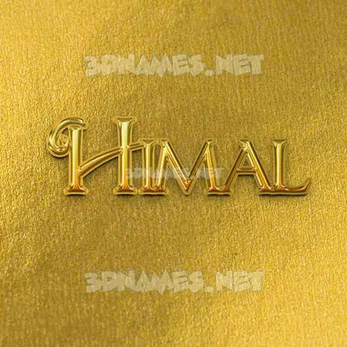 himal in All Gold style - 3D name wallpaper himal in All Gold style - 3D name wallpaper