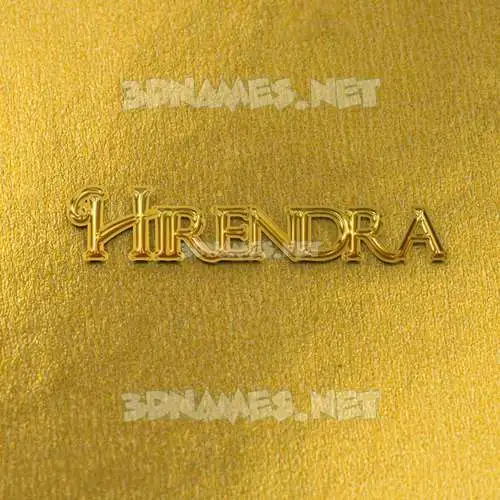 hirendra in All Gold style - 3D name wallpaper hirendra in All Gold style - 3D name wallpaper