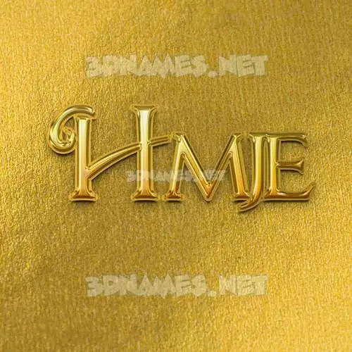 hmje in All Gold style - 3D name wallpaper hmje in All Gold style - 3D name wallpaper