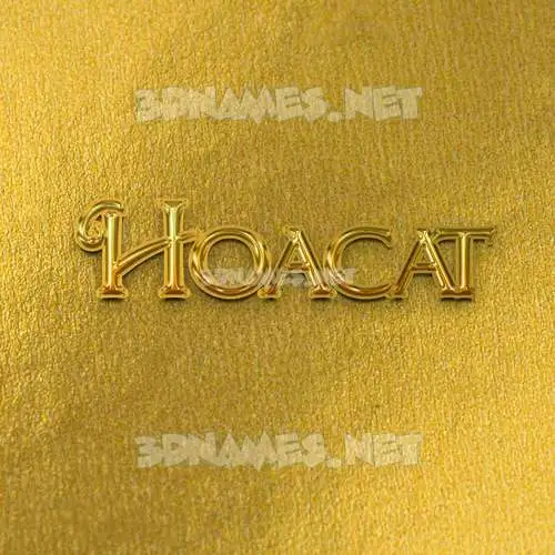 hoacat in All Gold style - 3D name wallpaper hoacat in All Gold style - 3D name wallpaper