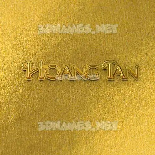 hoang tan in All Gold style - 3D name wallpaper hoang tan in All Gold style - 3D name wallpaper
