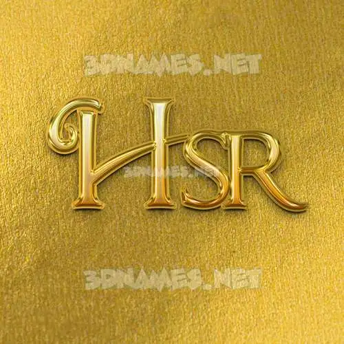 hsr in All Gold style - 3D name wallpaper hsr in All Gold style - 3D name wallpaper