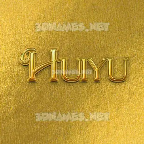 huiyu in All Gold style - 3D name wallpaper huiyu in All Gold style - 3D name wallpaper