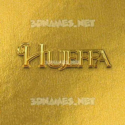 hujeffa in All Gold style - 3D name wallpaper hujeffa in All Gold style - 3D name wallpaper