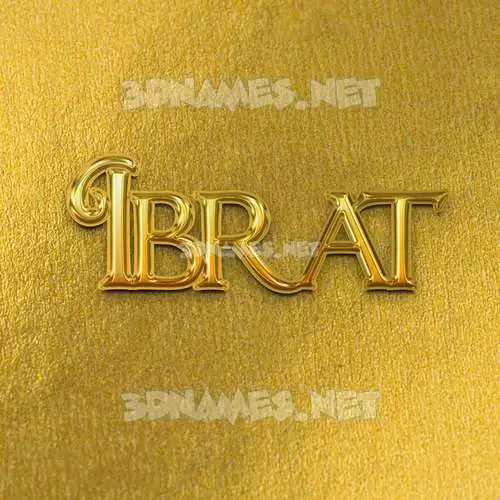 ibrat in All Gold style - 3D name wallpaper ibrat in All Gold style - 3D name wallpaper
