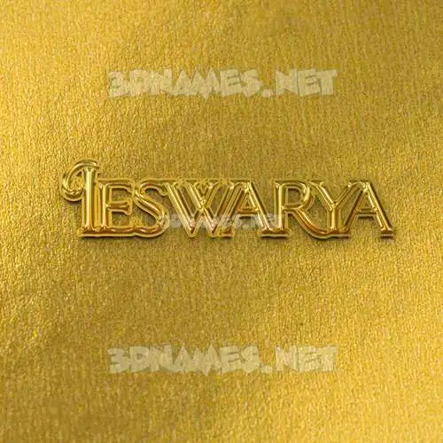 ieswarya in All Gold style - 3D name wallpaper ieswarya in All Gold style - 3D name wallpaper