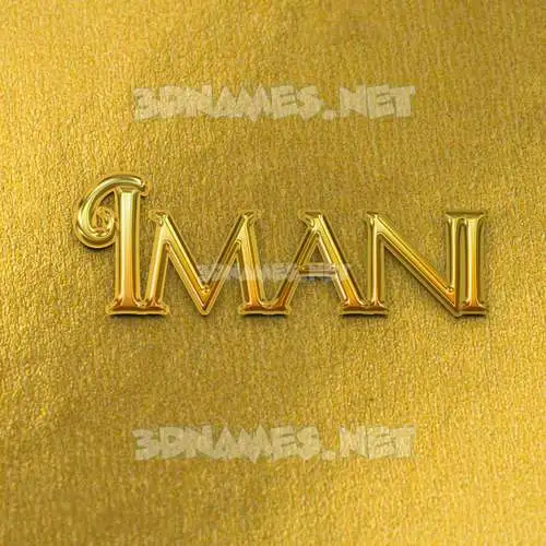 imani in All Gold style - 3D name wallpaper imani in All Gold style - 3D name wallpaper