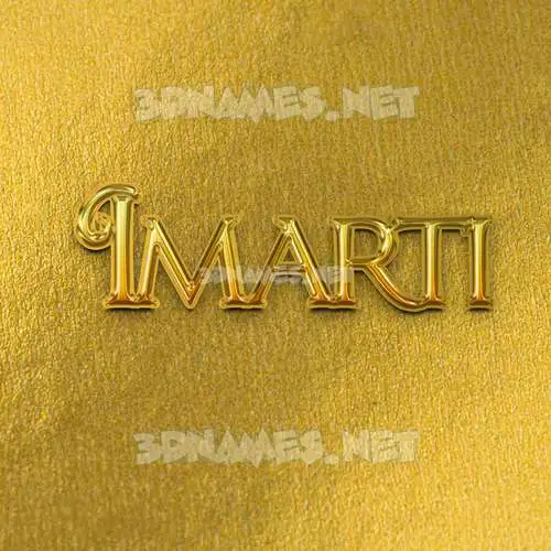 imarti in All Gold style - 3D name wallpaper imarti in All Gold style - 3D name wallpaper