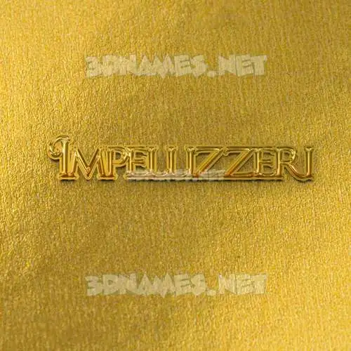 impellizzeri in All Gold style - 3D name wallpaper impellizzeri in All Gold style - 3D name wallpaper