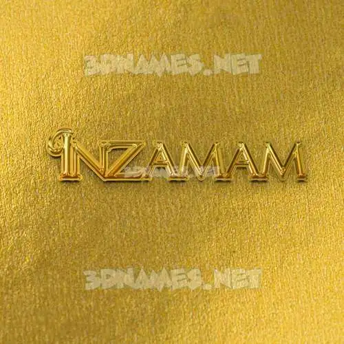 inzamam in All Gold style - 3D name wallpaper inzamam in All Gold style - 3D name wallpaper