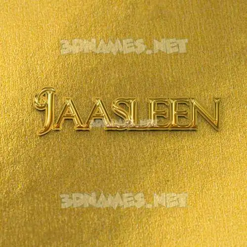 jaasleen in All Gold style - 3D name wallpaper jaasleen in All Gold style - 3D name wallpaper