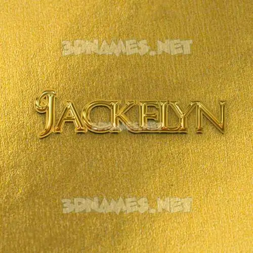jackelyn in All Gold style - 3D name wallpaper jackelyn in All Gold style - 3D name wallpaper
