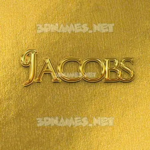 jacobs in All Gold style - 3D name wallpaper jacobs in All Gold style - 3D name wallpaper
