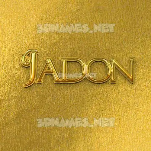 jadon in All Gold style - 3D name wallpaper jadon in All Gold style - 3D name wallpaper