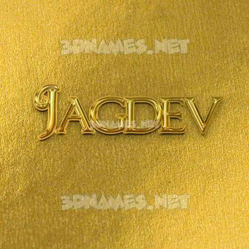 jagdev in All Gold style - 3D name wallpaper jagdev in All Gold style - 3D name wallpaper