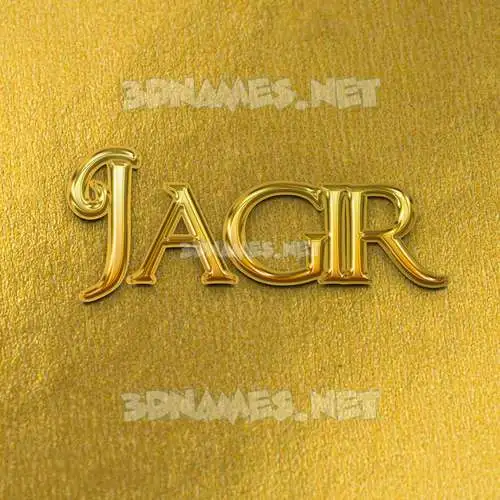 jagir in All Gold style - 3D name wallpaper jagir in All Gold style - 3D name wallpaper