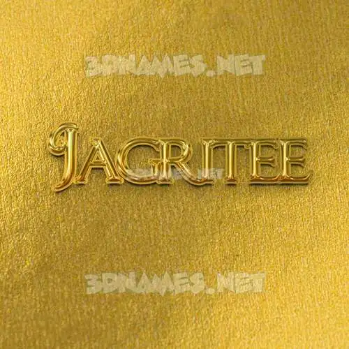 jagritee in All Gold style - 3D name wallpaper jagritee in All Gold style - 3D name wallpaper