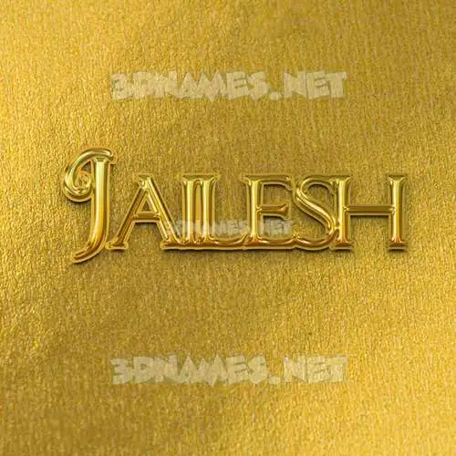 jailesh in All Gold style - 3D name wallpaper jailesh in All Gold style - 3D name wallpaper