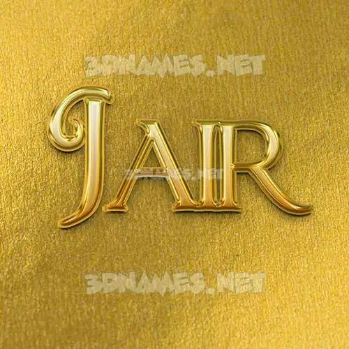 jair in All Gold style - 3D name wallpaper jair in All Gold style - 3D name wallpaper