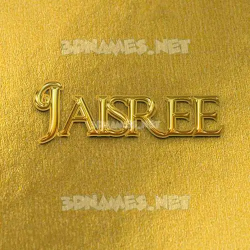jaisree in All Gold style - 3D name wallpaper jaisree in All Gold style - 3D name wallpaper