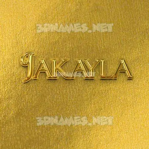 jakayla in All Gold style - 3D name wallpaper jakayla in All Gold style - 3D name wallpaper