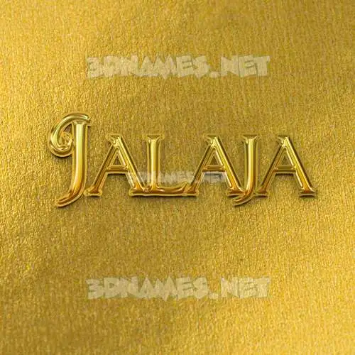 jalaja in All Gold style - 3D name wallpaper jalaja in All Gold style - 3D name wallpaper