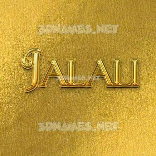 jalali in All Gold style - 3D name wallpaper jalali in All Gold style - 3D name wallpaper