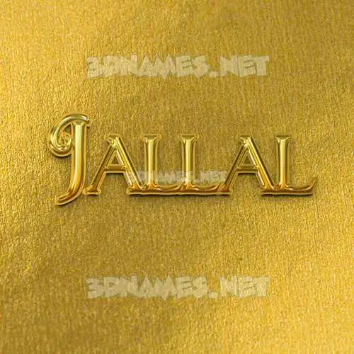 jallal in All Gold style - 3D name wallpaper jallal in All Gold style - 3D name wallpaper