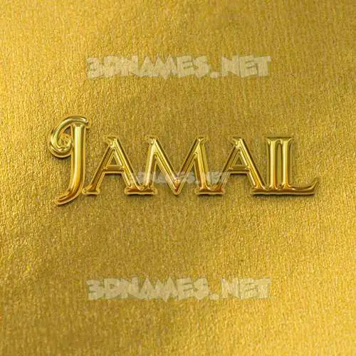jamail in All Gold style - 3D name wallpaper jamail in All Gold style - 3D name wallpaper
