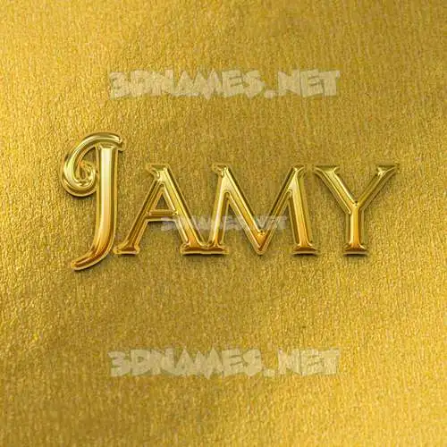 jamy in All Gold style - 3D name wallpaper jamy in All Gold style - 3D name wallpaper