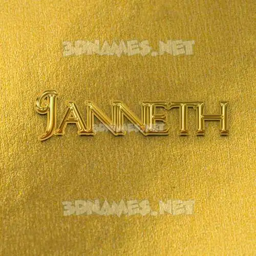 janneth in All Gold style - 3D name wallpaper janneth in All Gold style - 3D name wallpaper
