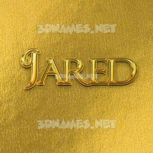 jared in All Gold style - 3D name wallpaper jared in All Gold style - 3D name wallpaper