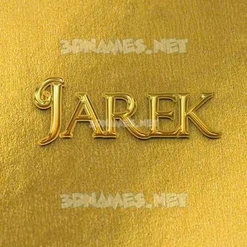 jarek in All Gold style - 3D name wallpaper jarek in All Gold style - 3D name wallpaper