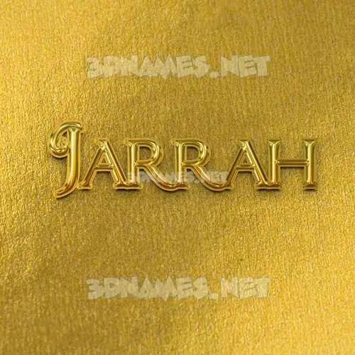 jarrah in All Gold style - 3D name wallpaper jarrah in All Gold style - 3D name wallpaper