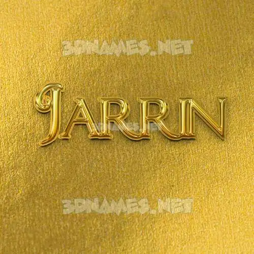 jarrin in All Gold style - 3D name wallpaper jarrin in All Gold style - 3D name wallpaper