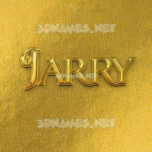 jarry in All Gold style - 3D name wallpaper jarry in All Gold style - 3D name wallpaper