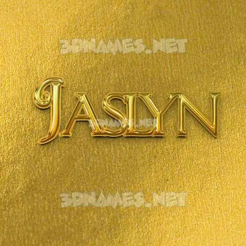 jaslyn in All Gold style - 3D name wallpaper jaslyn in All Gold style - 3D name wallpaper