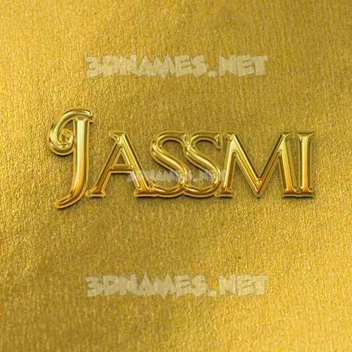jassmi in All Gold style - 3D name wallpaper jassmi in All Gold style - 3D name wallpaper