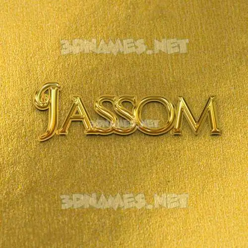 jassom in All Gold style - 3D name wallpaper jassom in All Gold style - 3D name wallpaper