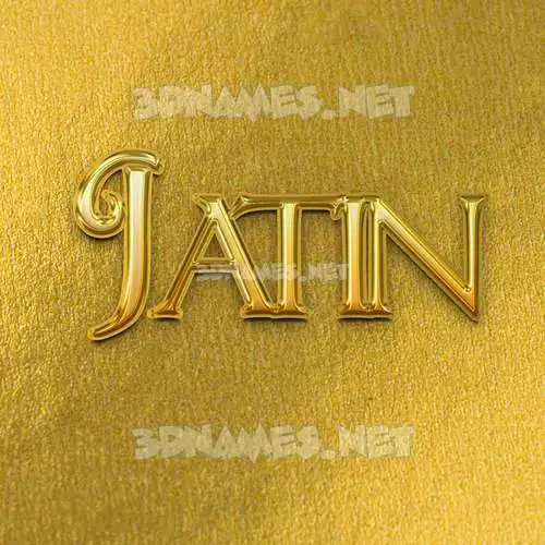 jatin in All Gold style - 3D name wallpaper jatin in All Gold style - 3D name wallpaper