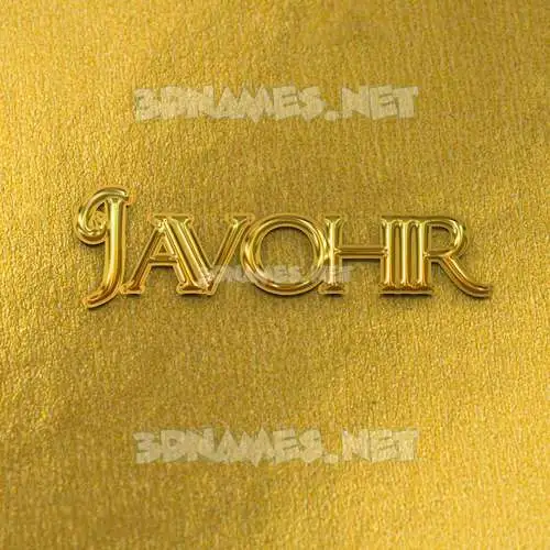 javohir in All Gold style - 3D name wallpaper javohir in All Gold style - 3D name wallpaper