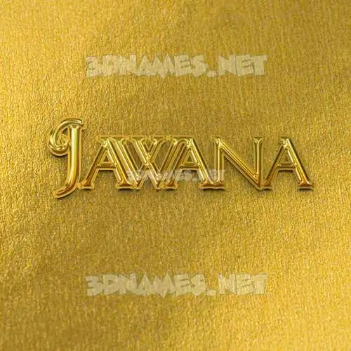 jawana in All Gold style - 3D name wallpaper jawana in All Gold style - 3D name wallpaper
