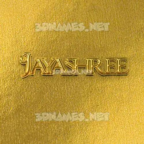 jayashree in All Gold style - 3D name wallpaper jayashree in All Gold style - 3D name wallpaper