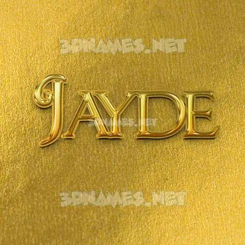 jayde in All Gold style - 3D name wallpaper jayde in All Gold style - 3D name wallpaper