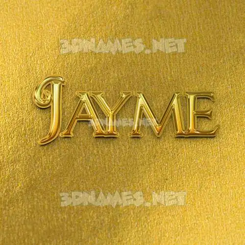 jayme in All Gold style - 3D name wallpaper jayme in All Gold style - 3D name wallpaper