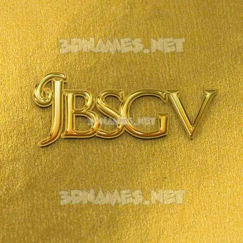 jbsgv in All Gold style - 3D name wallpaper jbsgv in All Gold style - 3D name wallpaper