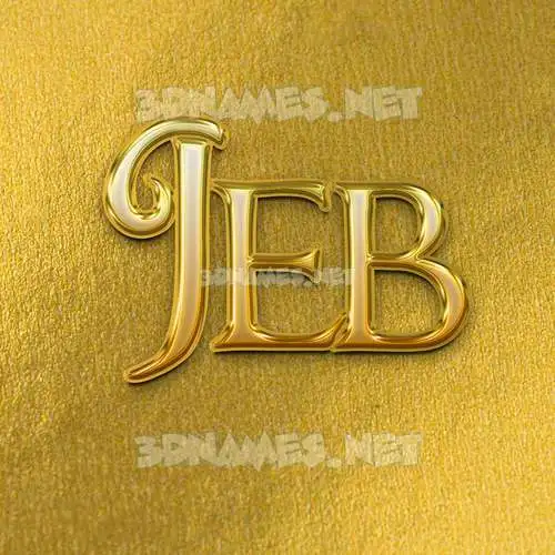 jeb in All Gold style - 3D name wallpaper jeb in All Gold style - 3D name wallpaper