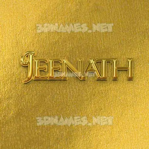 jeenath in All Gold style - 3D name wallpaper jeenath in All Gold style - 3D name wallpaper