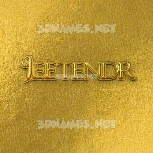 jeetendr in All Gold style - 3D name wallpaper jeetendr in All Gold style - 3D name wallpaper