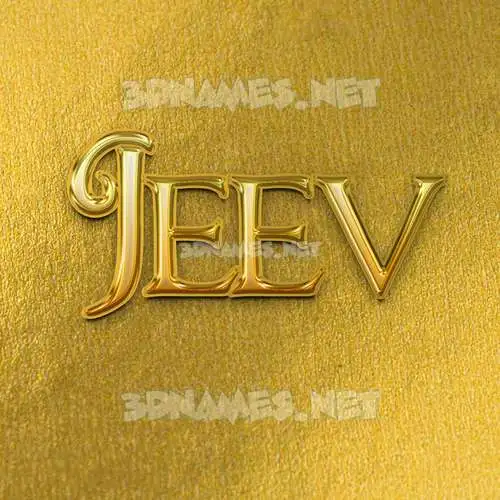 jeev in All Gold style - 3D name wallpaper jeev in All Gold style - 3D name wallpaper